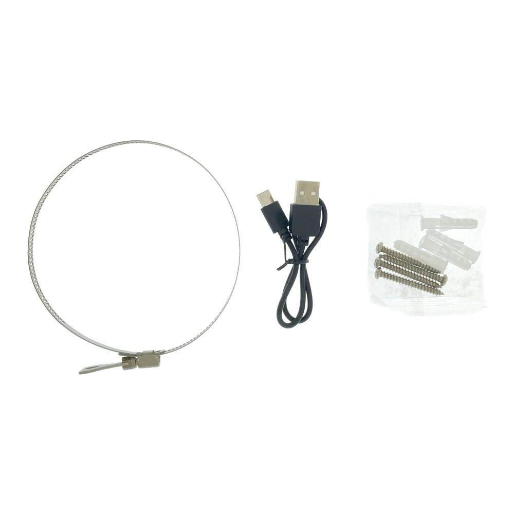 2WAY充電式センサーライト ソーラー式 2灯 DLS-11T200CZ 防犯