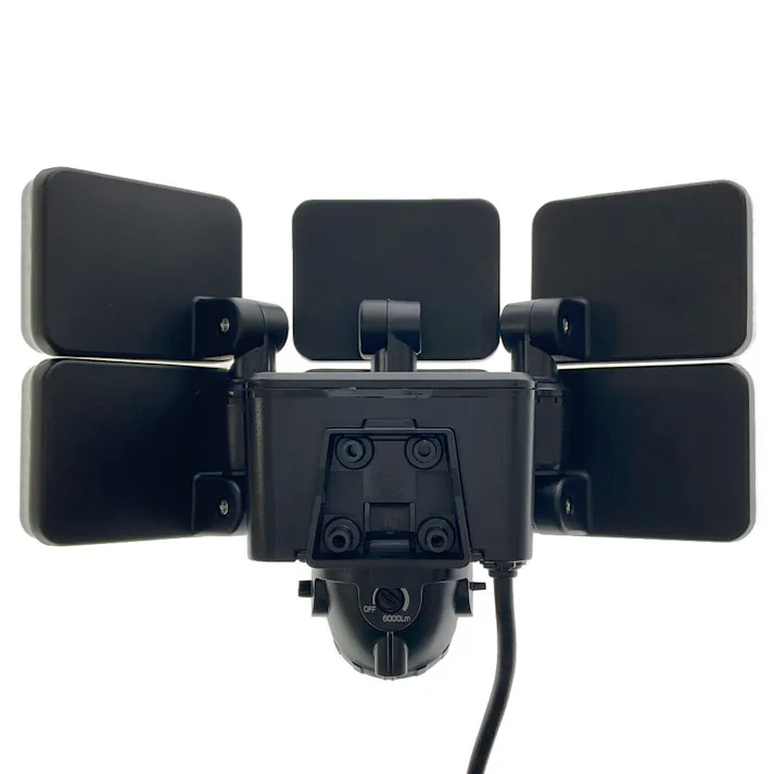 調光式LEDセンサーライト 6灯式 DLA-10T600CZ