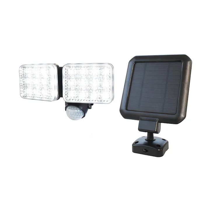 調光式LEDセンサーライト ソーラー式2灯 DLS-10T200CZ