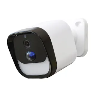 LEDセンサーライト付きワイヤレス防犯カメラ DLA-RD300-SL 防犯カメラ 外出先スマホで映像確認可能 防雨構造 明るさ最大300lm 明暗センサー機能