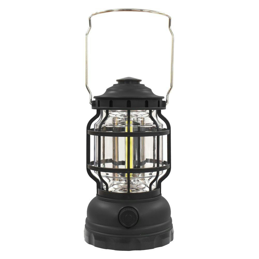 アウトドアLEDランタン 乾電池式 ブラック | 懐中電灯・ランタン
