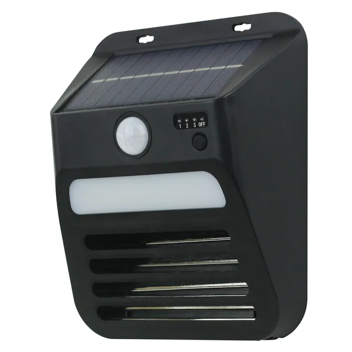 電撃殺虫ソーラーセンサーライト DLS-WL007IK