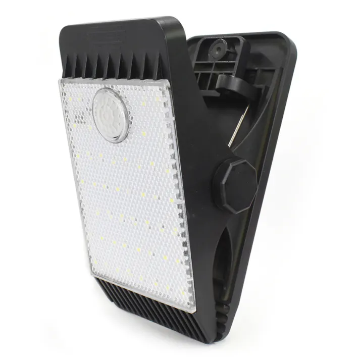 クリップ型ソーラーセンサーライト 400lm DLS-CP400