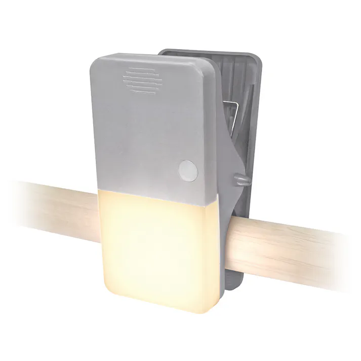 ワイヤレス連動式センサーライト クリップ・置き型2個入 DLB-WLI100C-2P