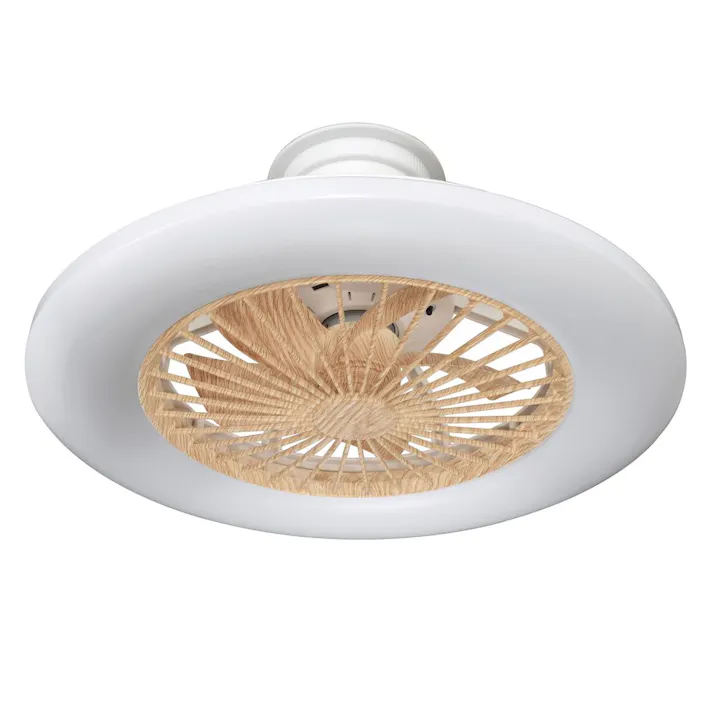 木目調 ファン付 LED調光調色 シーリングライト