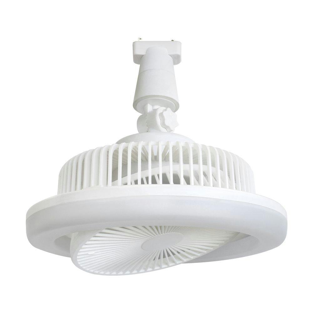 ファン付きLEDライト 大風量 LED 電球色/温白色/昼白色 4灯 薄型 クラス700[集光