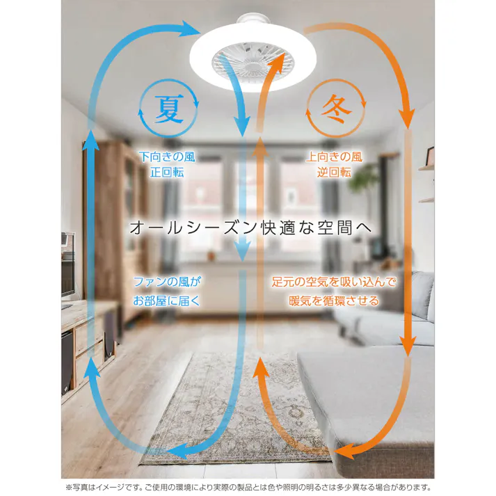 ファン付 LED調光調色シーリングライト DLF-CL3800N