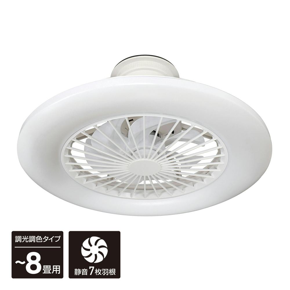 DAISHN ファン付きLEDシーリングライト DLF-CL3800 ファン付 LED調光調色シーリングライト DLF-CL3800N | 天井