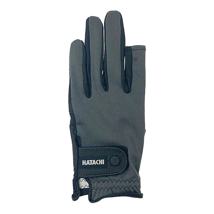 HATACHI ハタチ グラウンドゴルフ グローブ ストレッチ手袋 グレー SM BH8080