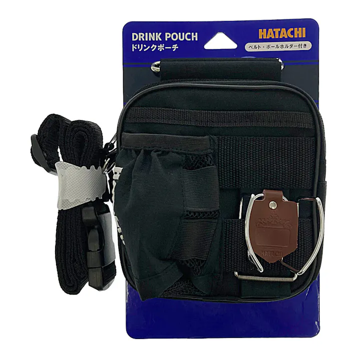 HATACHI ハタチ グラウンドゴルフ ドリンクポーチ ブラック BH7931-09