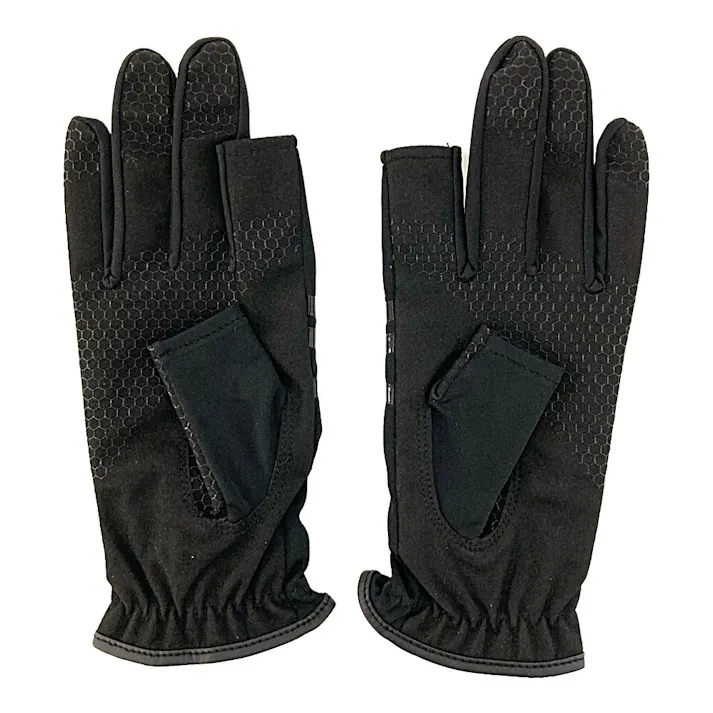 HATACHI ハタチ グラウンドゴルフ ウルトラストレッチグローブ ブラック ML BH8028