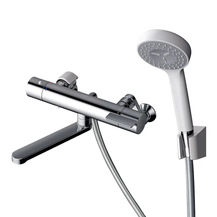 浴室水栓 壁付サーモスタット混合水栓 コンフォートウエーブ TBY01402J1 一般地用