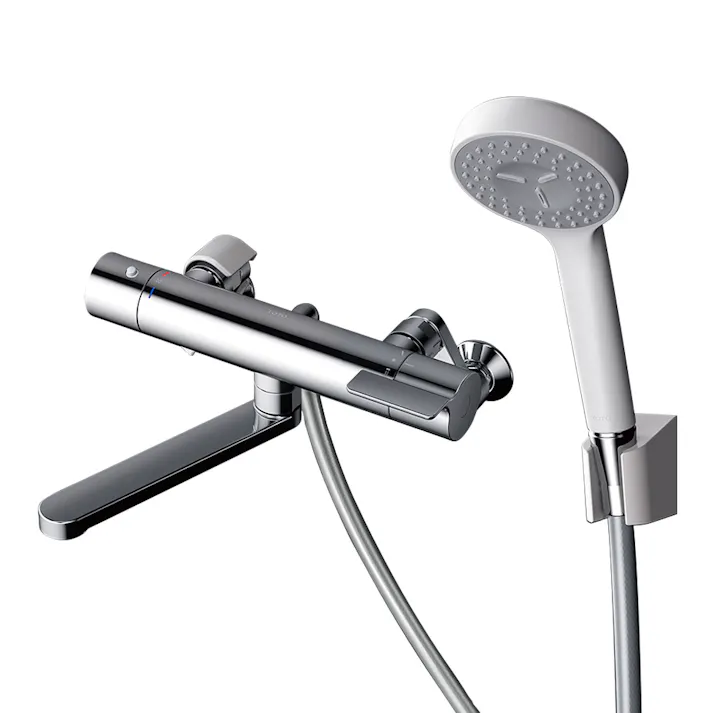 浴室水栓 壁付サーモスタット混合水栓 コンフォートウエーブ TBY01402Z1 寒冷地用