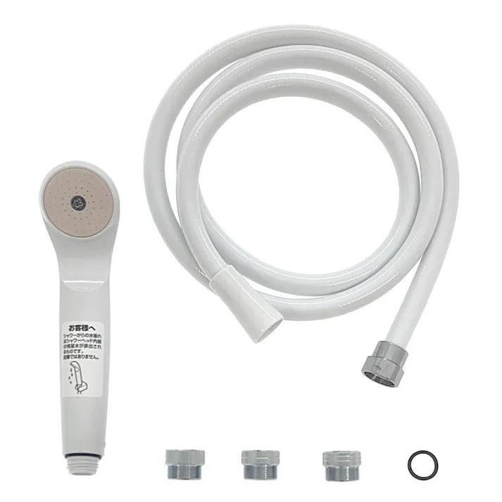 低水圧用シャワー ホース付き ホワイト THY731HR