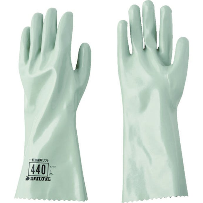 【CAINZ-DASH】ダイヤゴム 耐溶剤用手袋　ダイローブ４４０（Ｓ） D440-S【別送品】