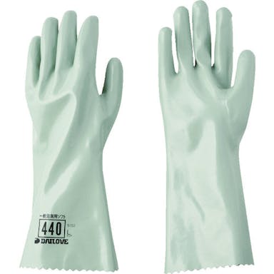 【CAINZ-DASH】ダイヤゴム 耐溶剤用手袋　ダイローブ４４０（Ｍ） D440-M【別送品】