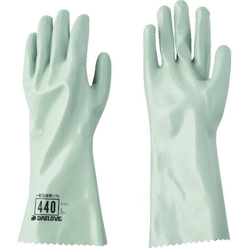 CAINZ-DASH】ダイヤゴム 耐溶剤用手袋 ダイローブ４４０（Ｌ） D440-L 