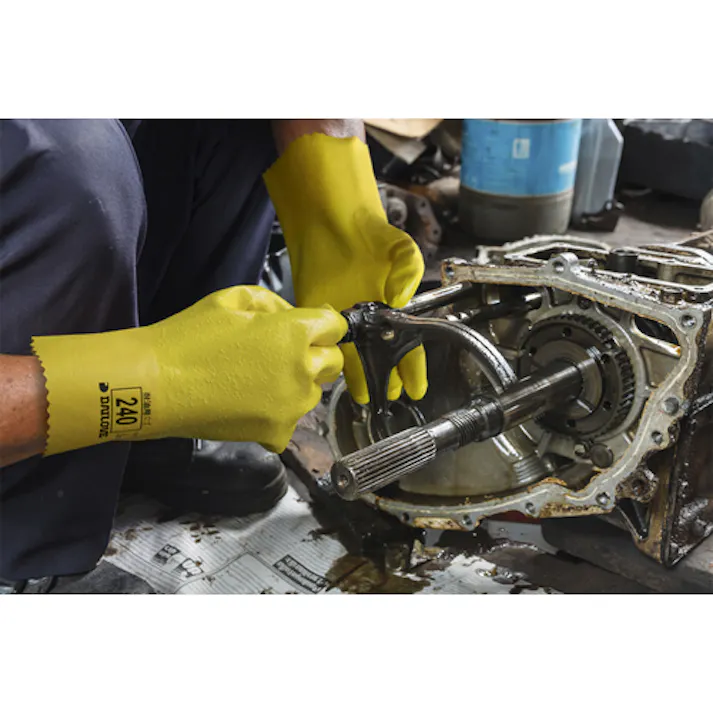 【CAINZ-DASH】ダイヤゴム 耐油手袋 ダイローブ240(LL) D240-LL【別送品】