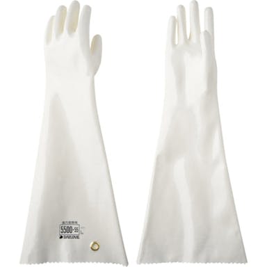 【CAINZ-DASH】ダイヤゴム 耐溶剤用手袋　ダイローブ５５００－５５（Ｌ） D5500-55-L【別送品】