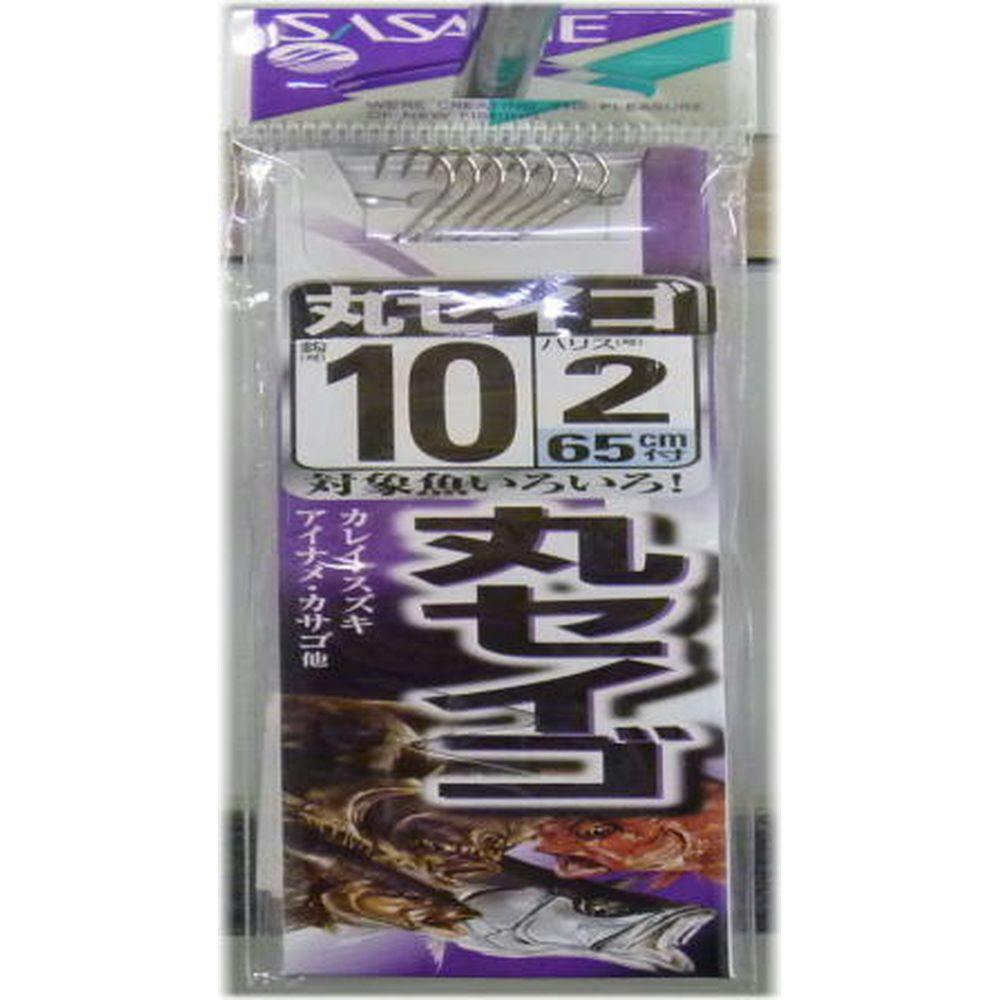 ささめ針 丸セイゴ 糸付 白 AA201 10号 | スポーツ・アウトドア