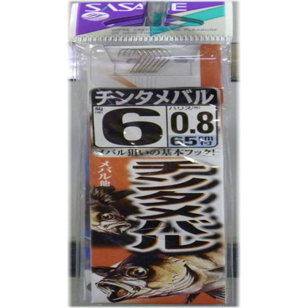 ささめ針 チンタメバル 糸付 白 AA505 8号 | スポーツ
