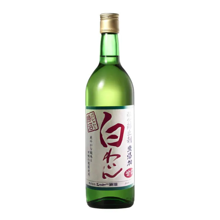 シャトー勝沼 無添加白わいん 甘口 720ml【別送品】
