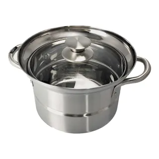 ふきこぼれにくいステンレス製兼用鍋 20cm