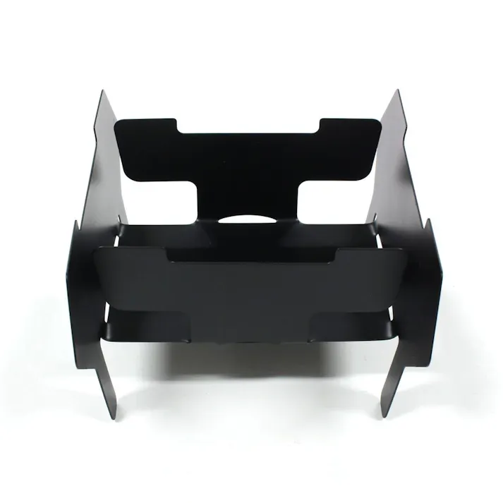 折りたたみ式ミニコンロ ブラック(簡易式)