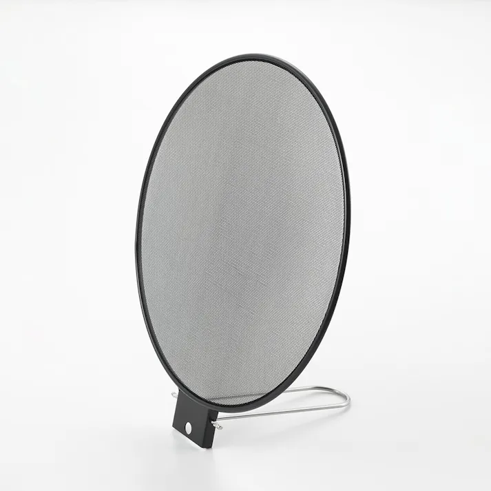 中身が見えやすい 折りたたみフライパン油飛びカバー 30cm