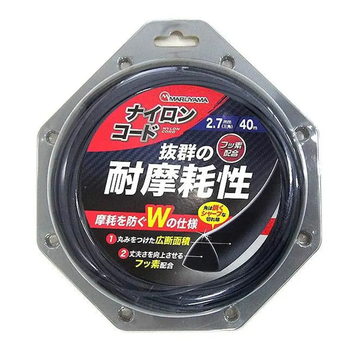 ナイロンコード 2.7(サンカク)×40M