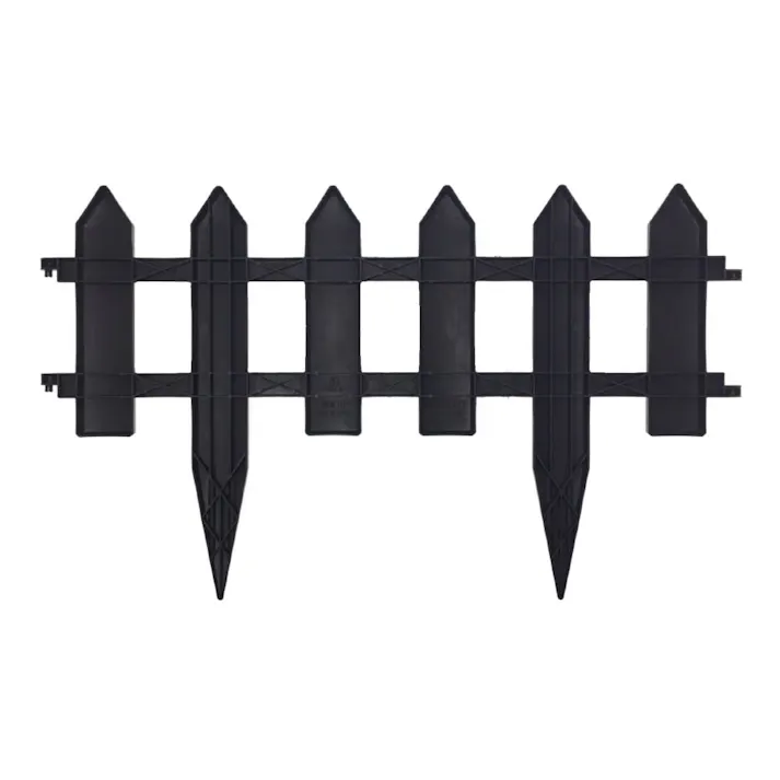 ボーダーフェンス 幅61×高さ36×厚さ1.4cm ダークブラウン