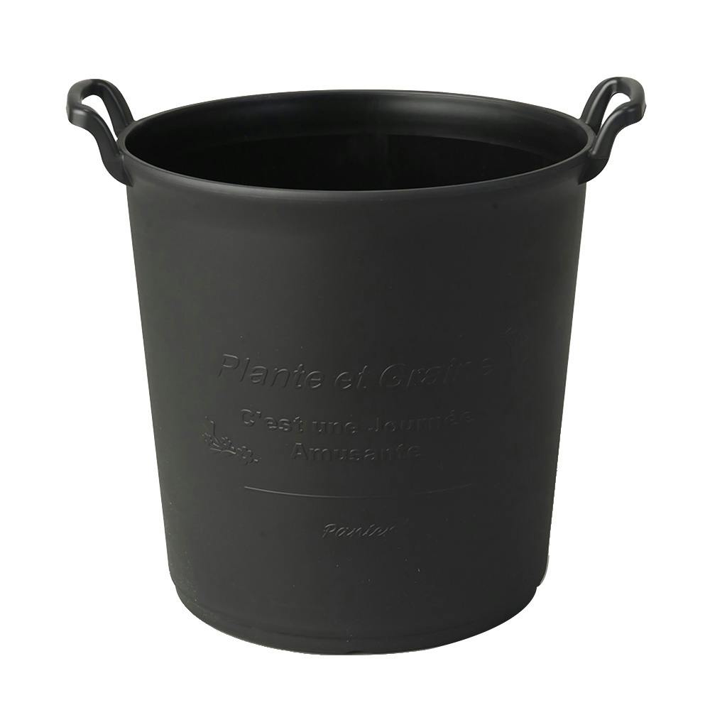 パニエポット300 ブラック | 鉢・プランター・花台・温室 通販