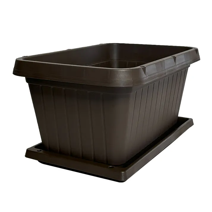 菜園プランター ガーデンプレート470 ダークブラウン