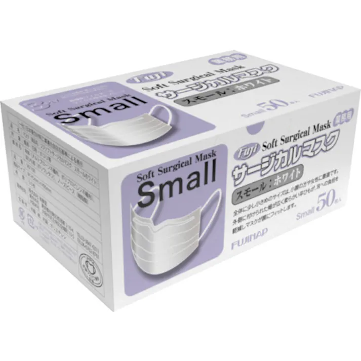 【CAINZ-DASH】フジナップ フジソフトサージカルマスク スモール ホワイト 967700【別送品】