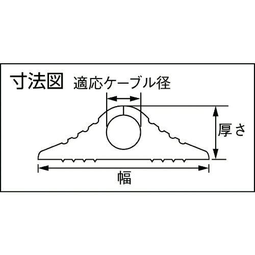 CAINZ-DASH】大研化成工業 ケーブルプロテクタ １０ｘ１０Ｍグレー CP