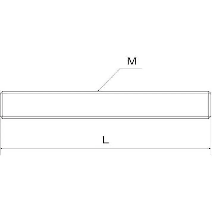 【CAINZ-DASH】サンコーインダストリー SUS寸切ボルト(定尺) M12X285 (1本入) C1-02-0000-0120-0000-00【別送品】