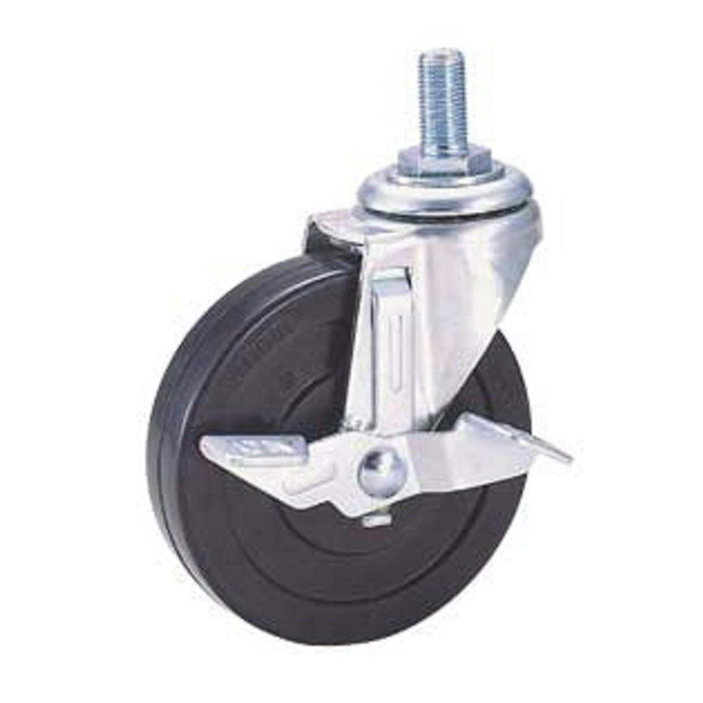 ねじ込みキャスター ストッパー付 SEL-100RL S-2 M12×P1.75 25mm