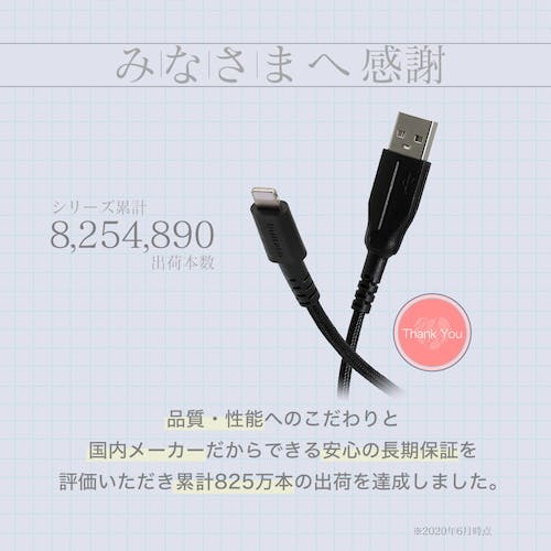 CAINZ-DASH】オウルテック microUSBケーブル25万回の屈曲