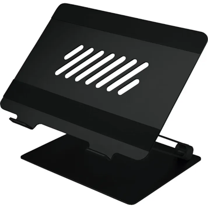【CAINZ-DASH】オウルテック ノートPCをお好みの角度に調整可能 冷却スリット付き ノートPC・タブレットPCスタンド OWL-PCST01-BK【別送品】