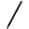 【CAINZ-DASH】オウルテック ゲームや写真の落書きもスラスラ描ける摩擦に強い導電繊維タイプ ストラップホール付き タッチペン OWL-TPSE05-BK【別送品】