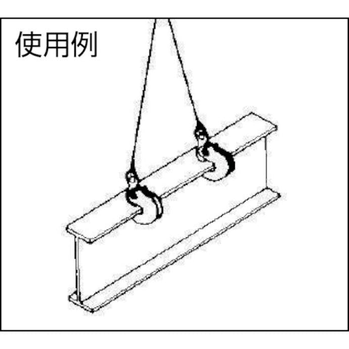 【CAINZ-DASH】三木ネツレン ＥＡＳＹ－Ｓ型（０－２０）　２ＴＯＮ　横吊クランプ B2112【別送品】