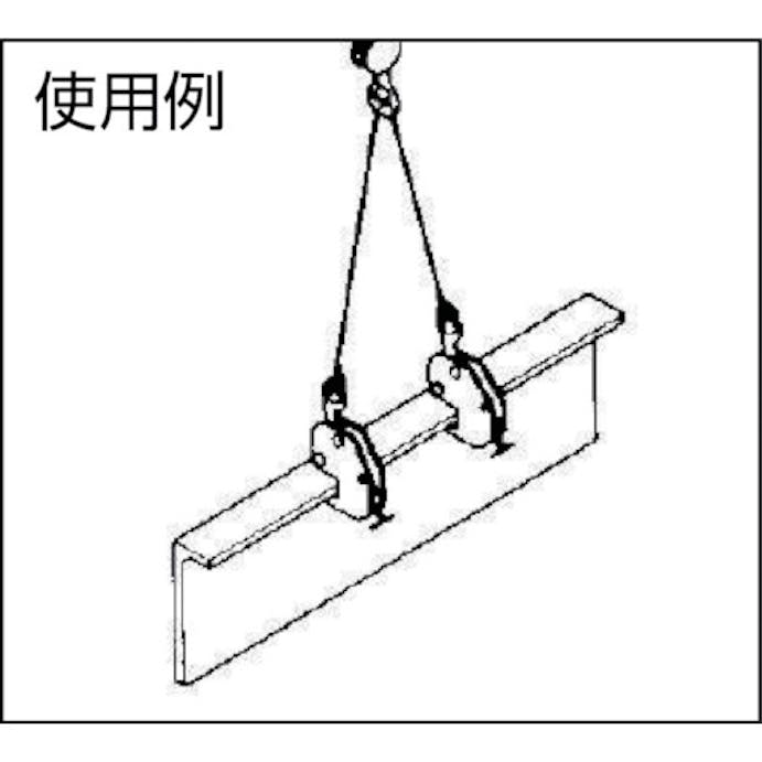 【CAINZ-DASH】三木ネツレン ＨＶ－Ｇ型　１／２ＴＯＮ　竪吊・横吊兼用クランプ B2170【別送品】