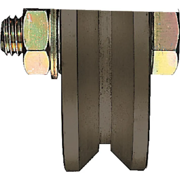 【CAINZ-DASH】ヨコヅナ S45C重量戸車 50mm V JGM-0505【別送品】