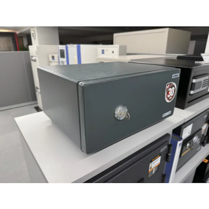 【CAINZ-DASH】エーコー シリンダー式耐火金庫 BES-2【別送品】