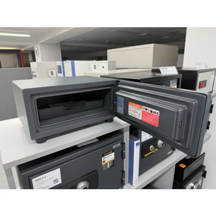 【CAINZ-DASH】エーコー シリンダー式耐火金庫 BES-2【別送品】