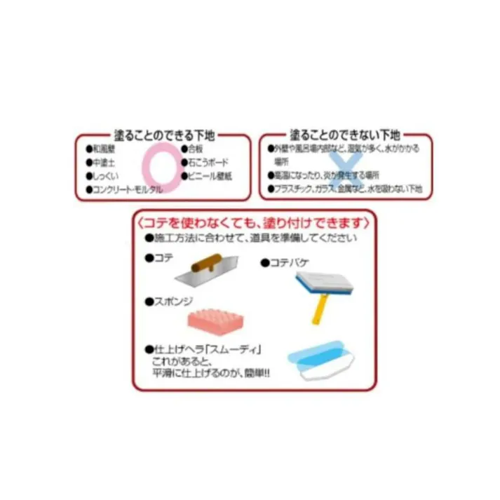 フジワラ化学 珪藻土壁材MIX クリーム 3kg