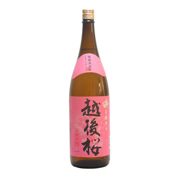 (新潟)普通酒 越後桜 1800ml【別送品】