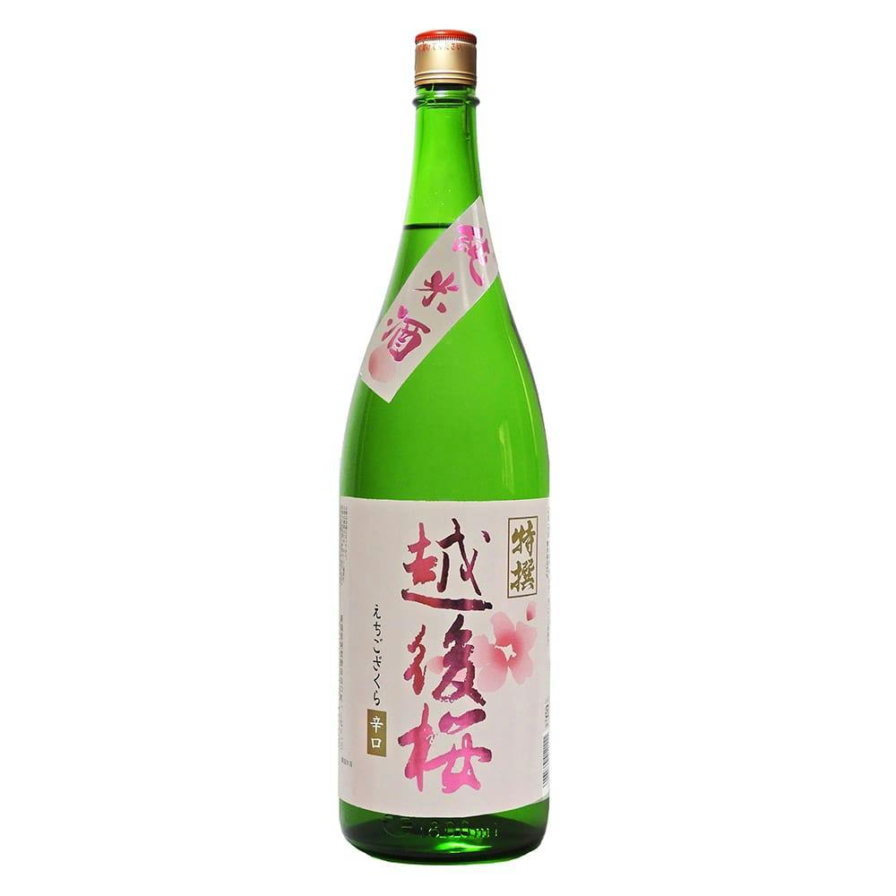 春先取りの 日本酒 古酒 熟成酒 越後桜 特撰 純米酒 １８００ml e