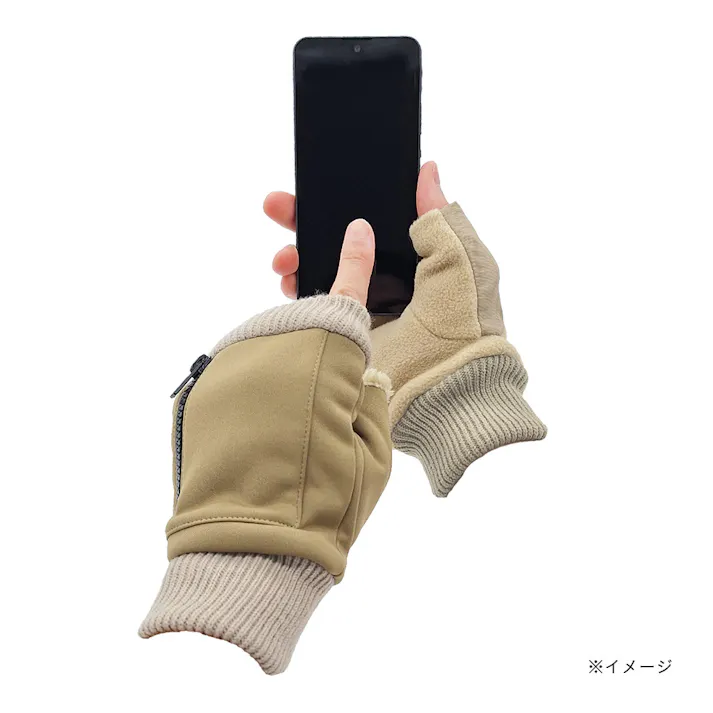 フィンガーレスグローブ フリーサイズ ベージュ PK-18