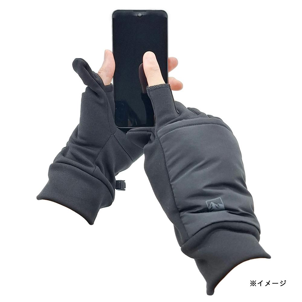 オーバーミトングローブ フリーサイズ ブラック PK-19 | スポーツ